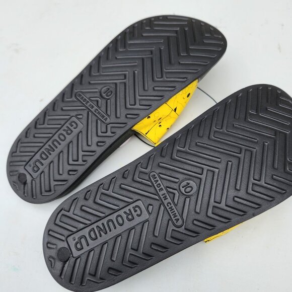 NEW Men\'s Size 10 Sandals Pikachu Pokemon Yellow Black NEW NWT Slides Pokémon Br main image 4
